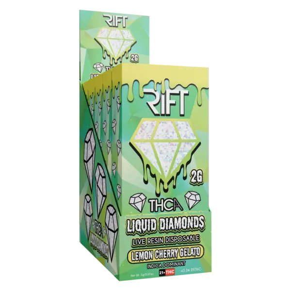 THCA Liquid Diamonds 2g Disposable (5pk display) - Image 3